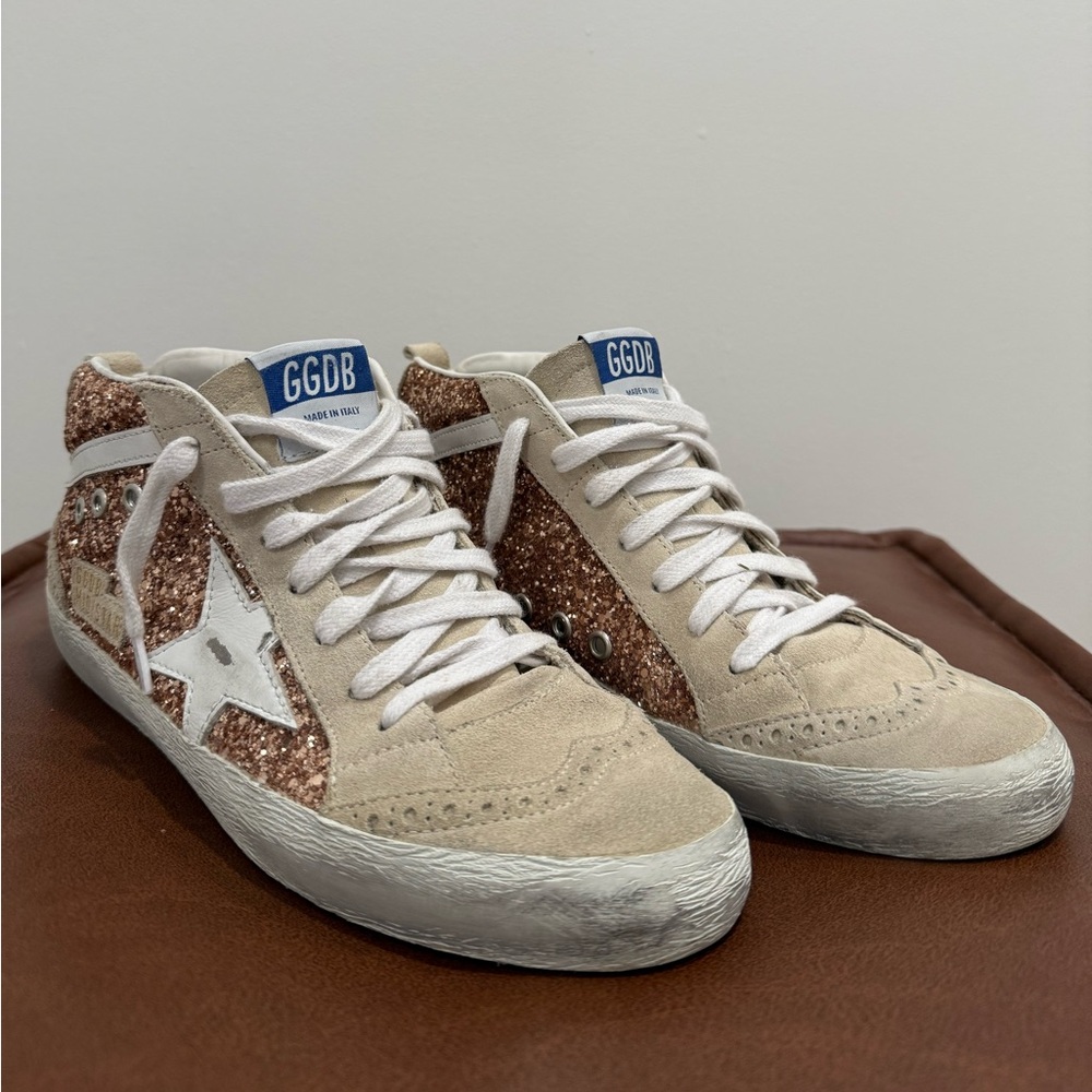 Golden Goose Mid Star Glitter